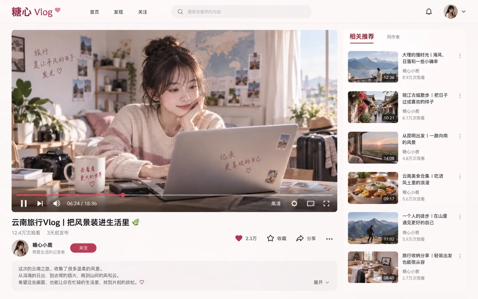 浏览工具功能区中的沉浸观看界面